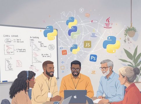 Programozás tanulása karrierváltáshoz: Python, JavaScript vagy Java 30 felett