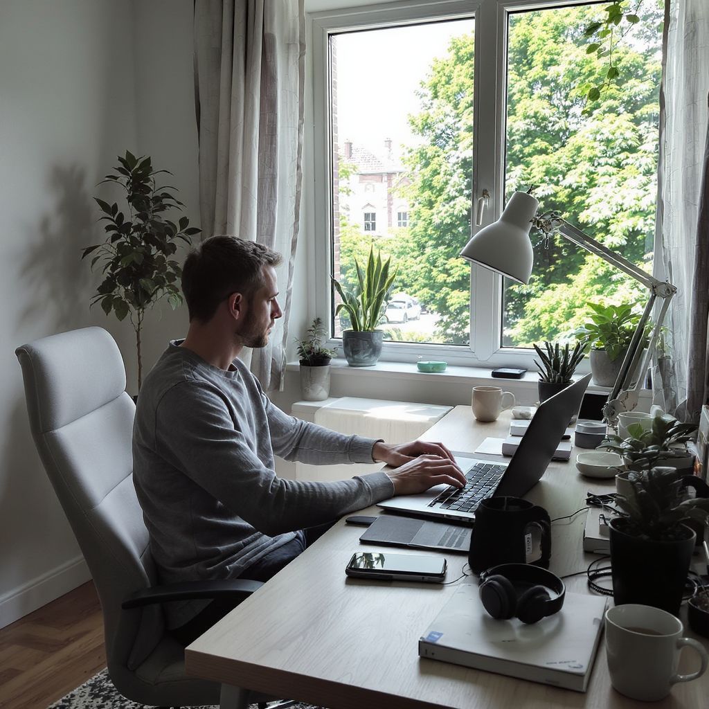 A mobilitás növeli a hatékonyságot a home office-ban.