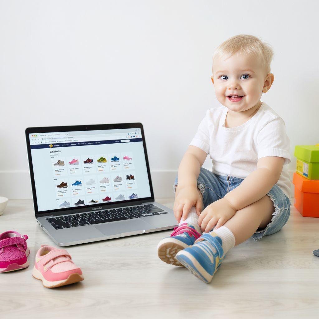 A kicsi lábakhoz ideális cipőket könnyen rendelhetünk online.